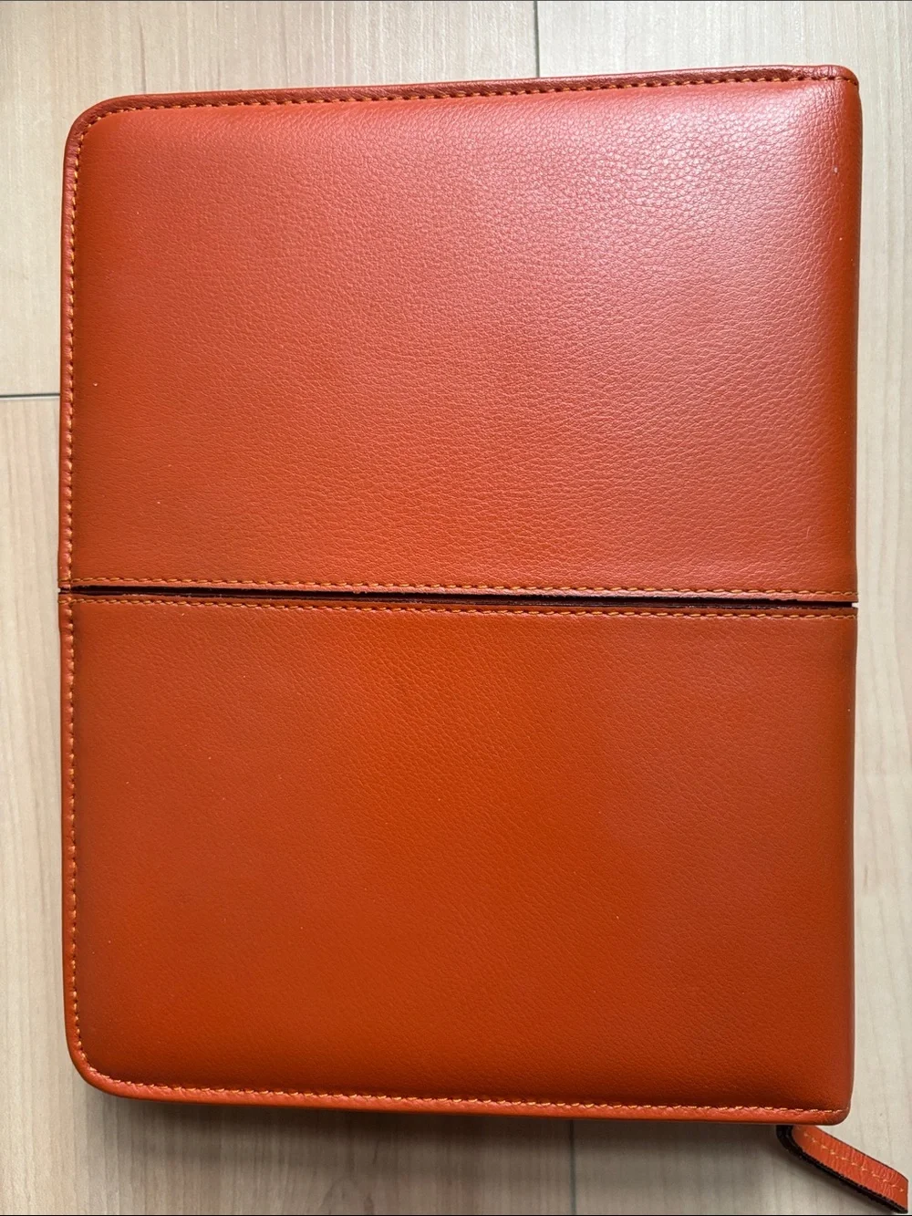Franklin Covey Leather Binder Planner   Burnt Orange